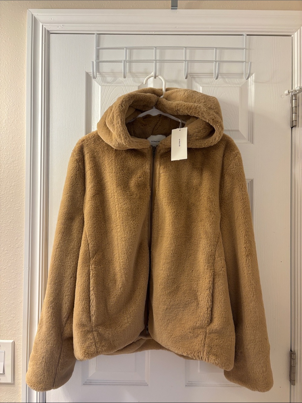 Women’s Hooded Coat - Camel